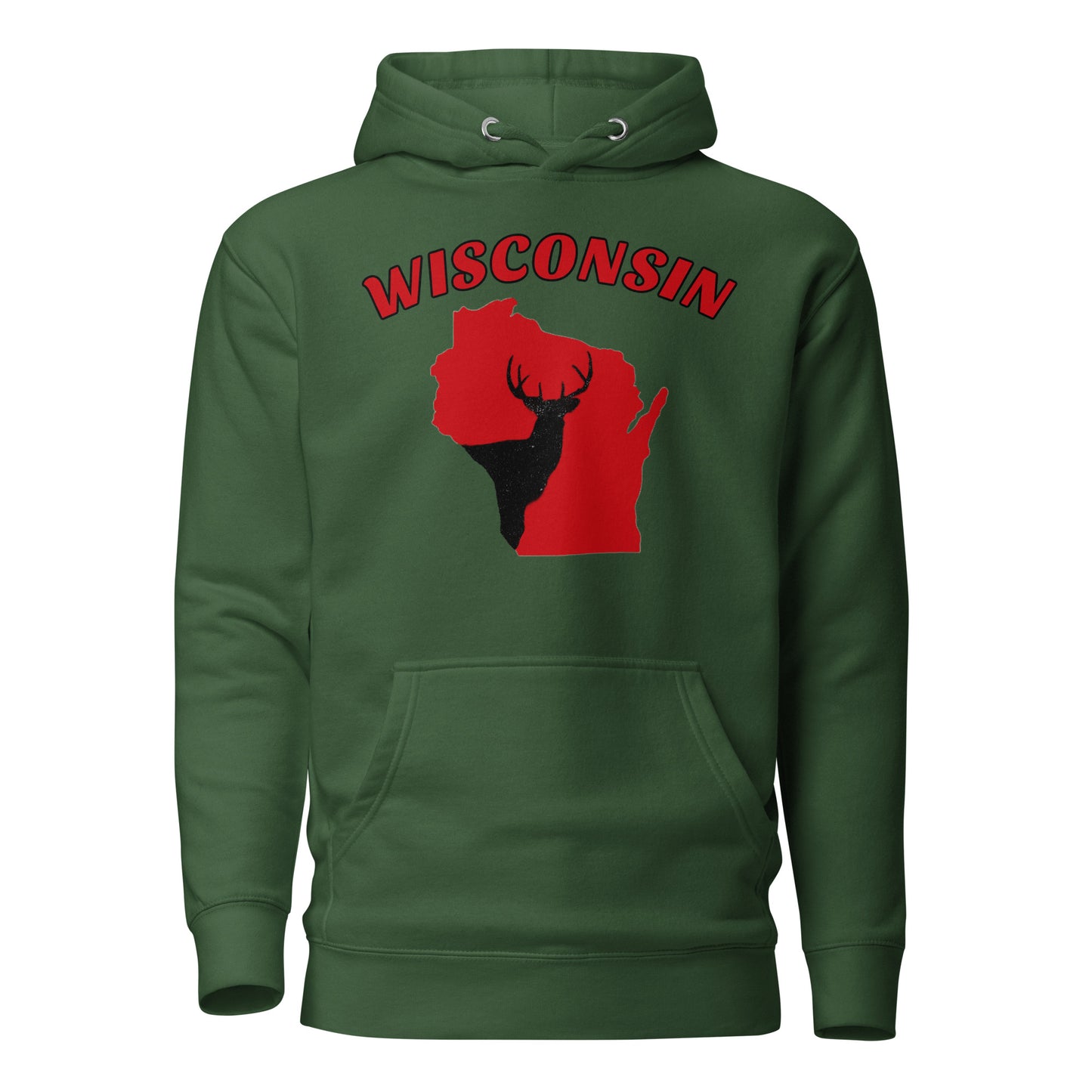 Wisconsin Hunter Red Premium Hoodie