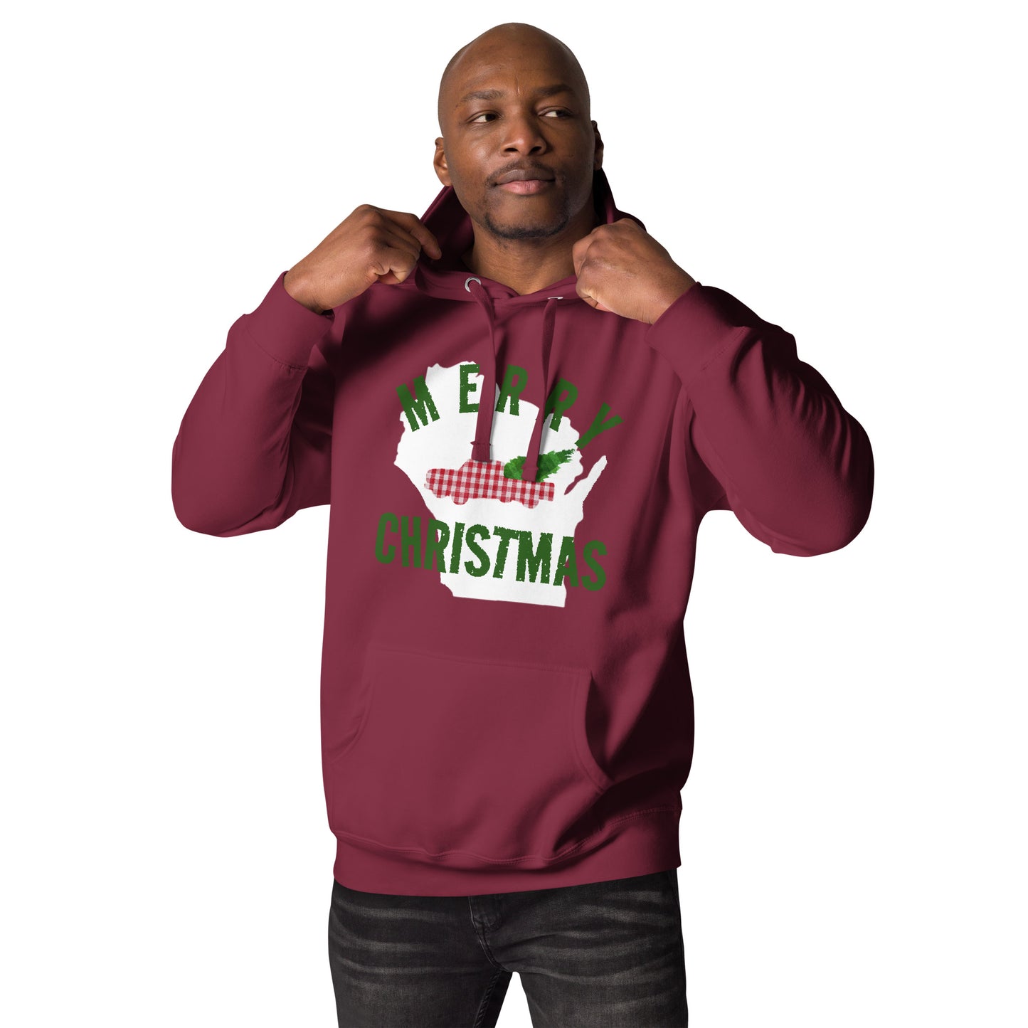 Wisconsin Merry Christmas 23 Premium Hoodie