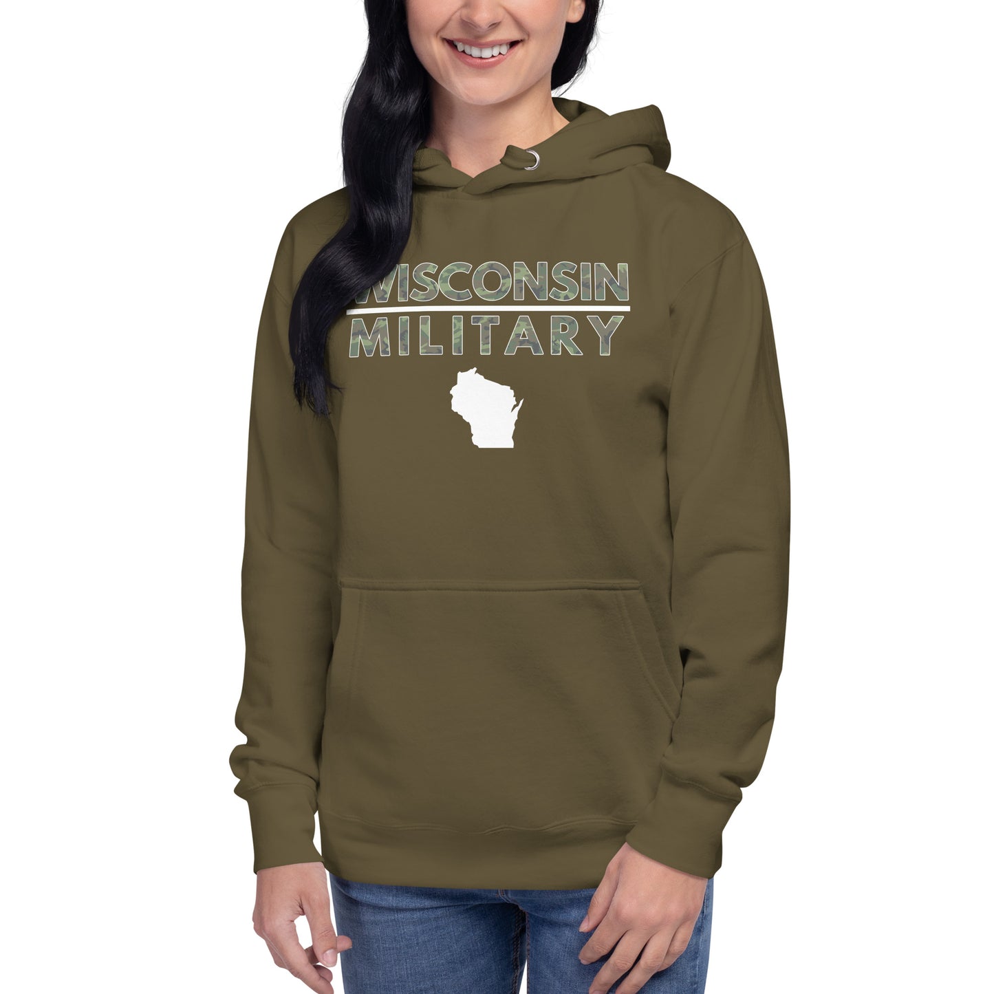 Wisconsin Military Premium Hoodie