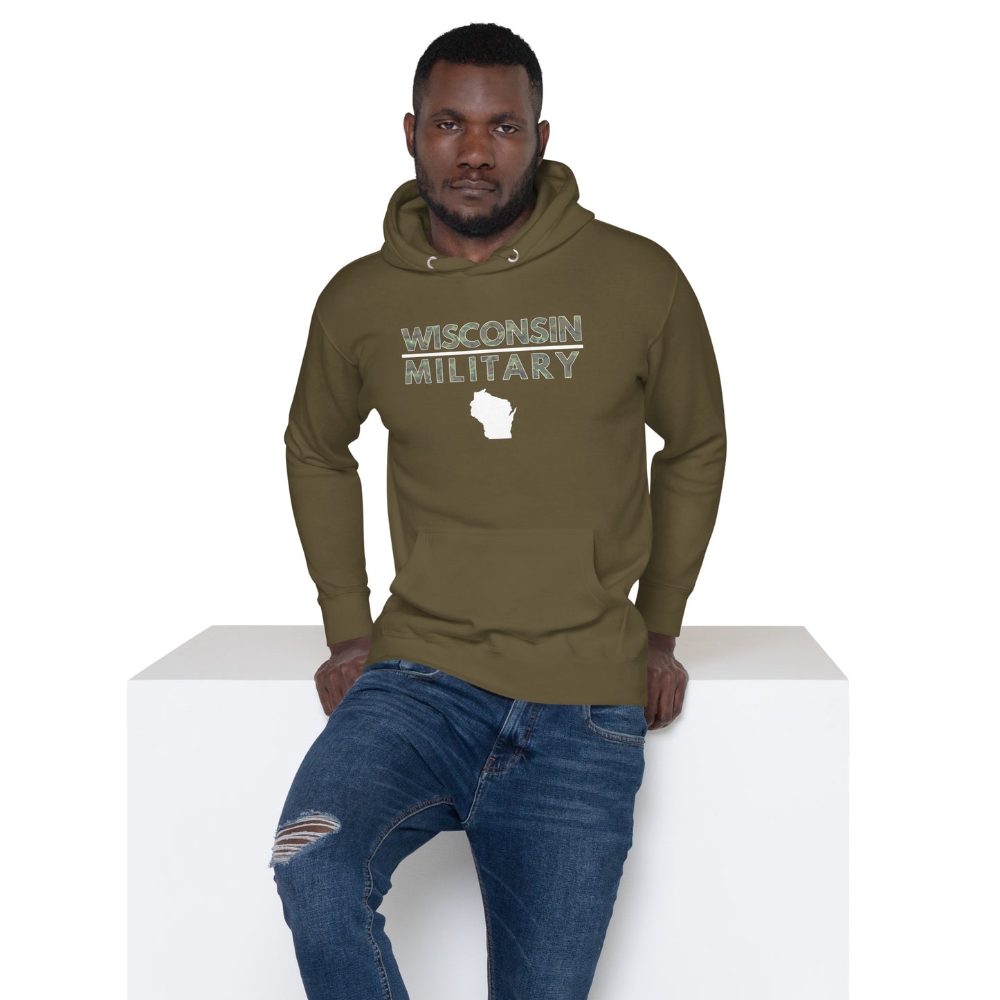 Wisconsin Military Premium Hoodie