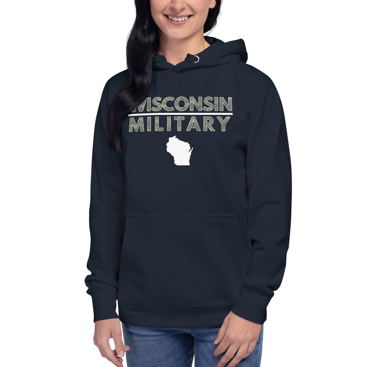 Wisconsin Military Premium Hoodie