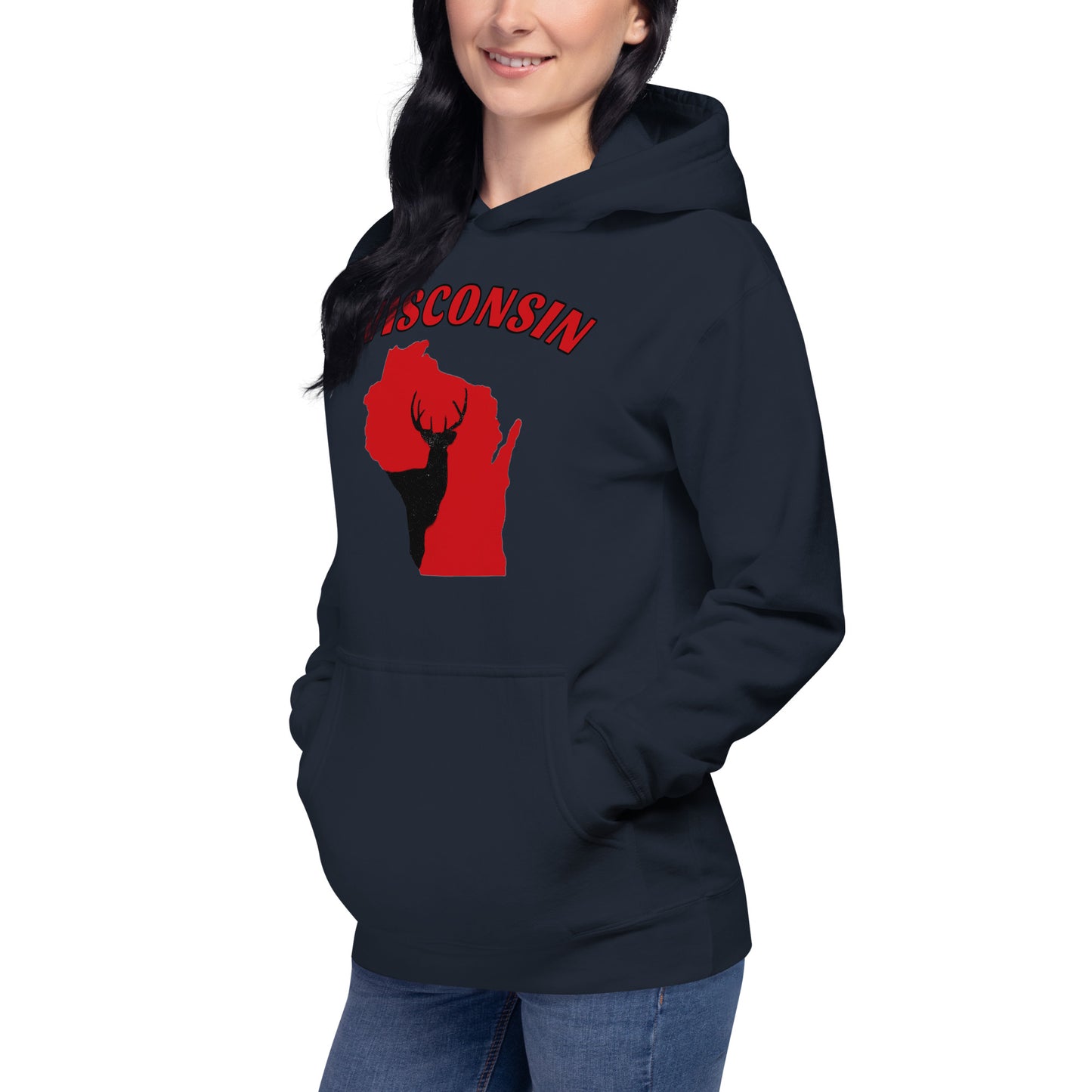 Wisconsin Hunter Red Premium Hoodie