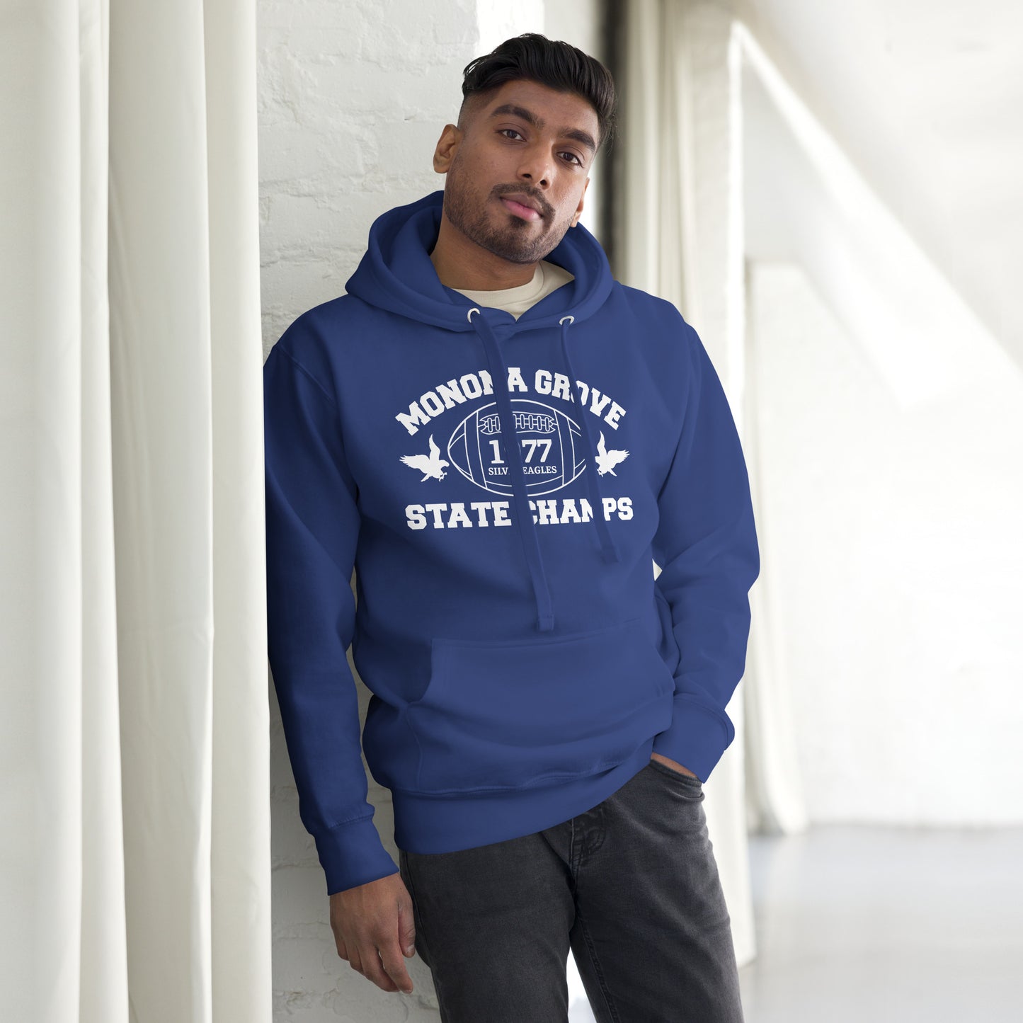 MG Football State Champs 1977 Premium Hoodie