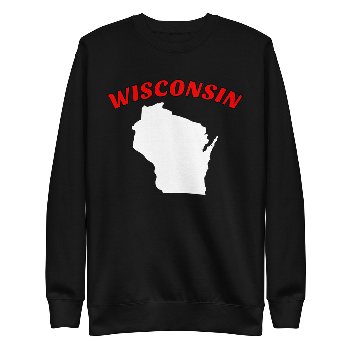 Wisconsin Attire Wisconsin State Premium Sweatshirt | Wisconsin Clothing – Wisconsin ...