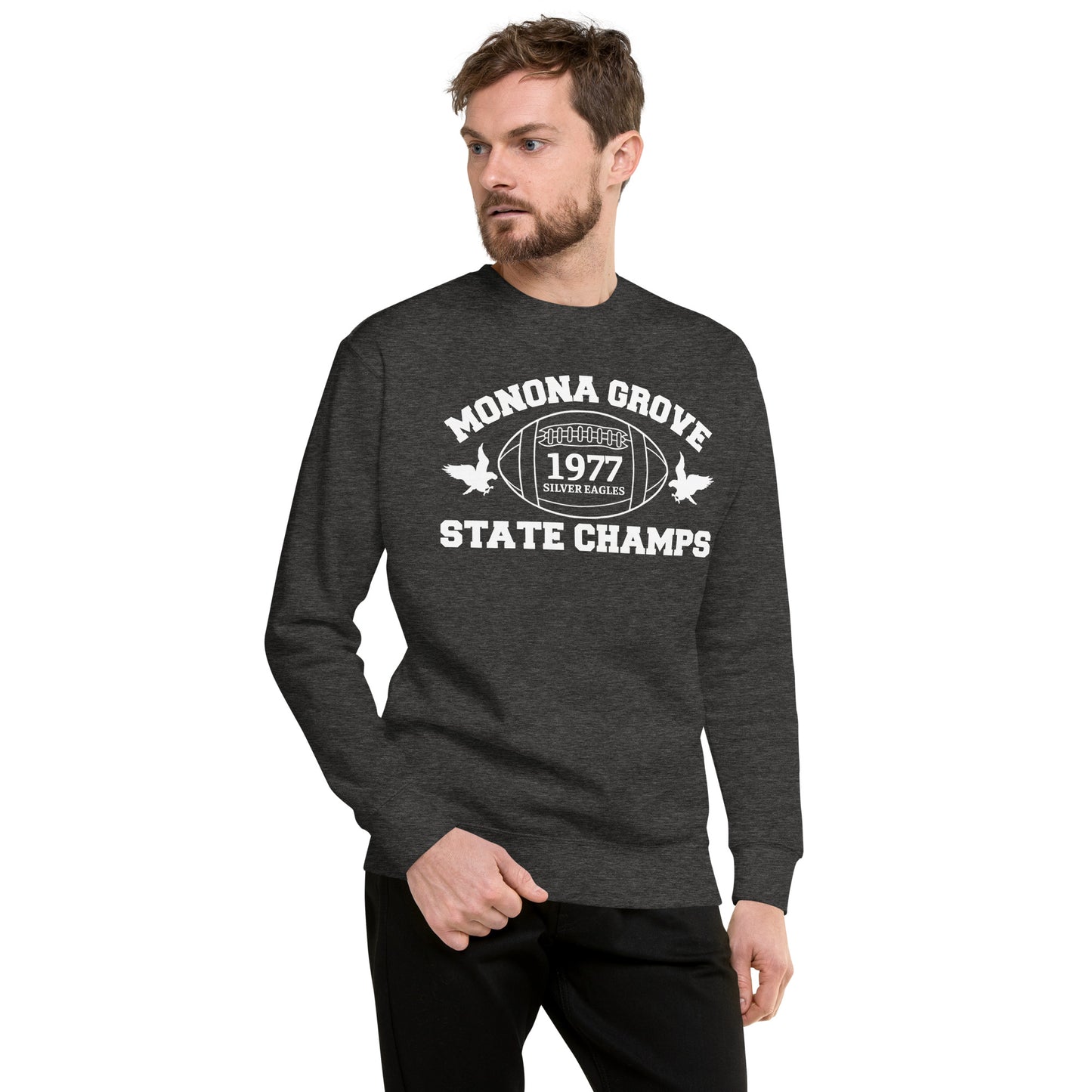 MG Football State Champs 1977 Premium Sweatshirt