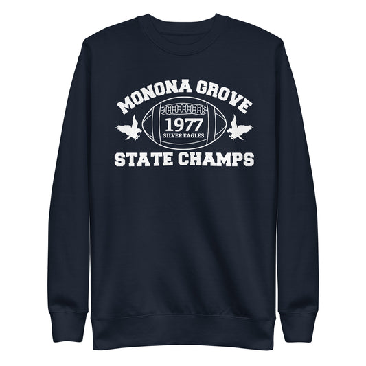 MG Football State Champs 1977 Premium Sweatshirt