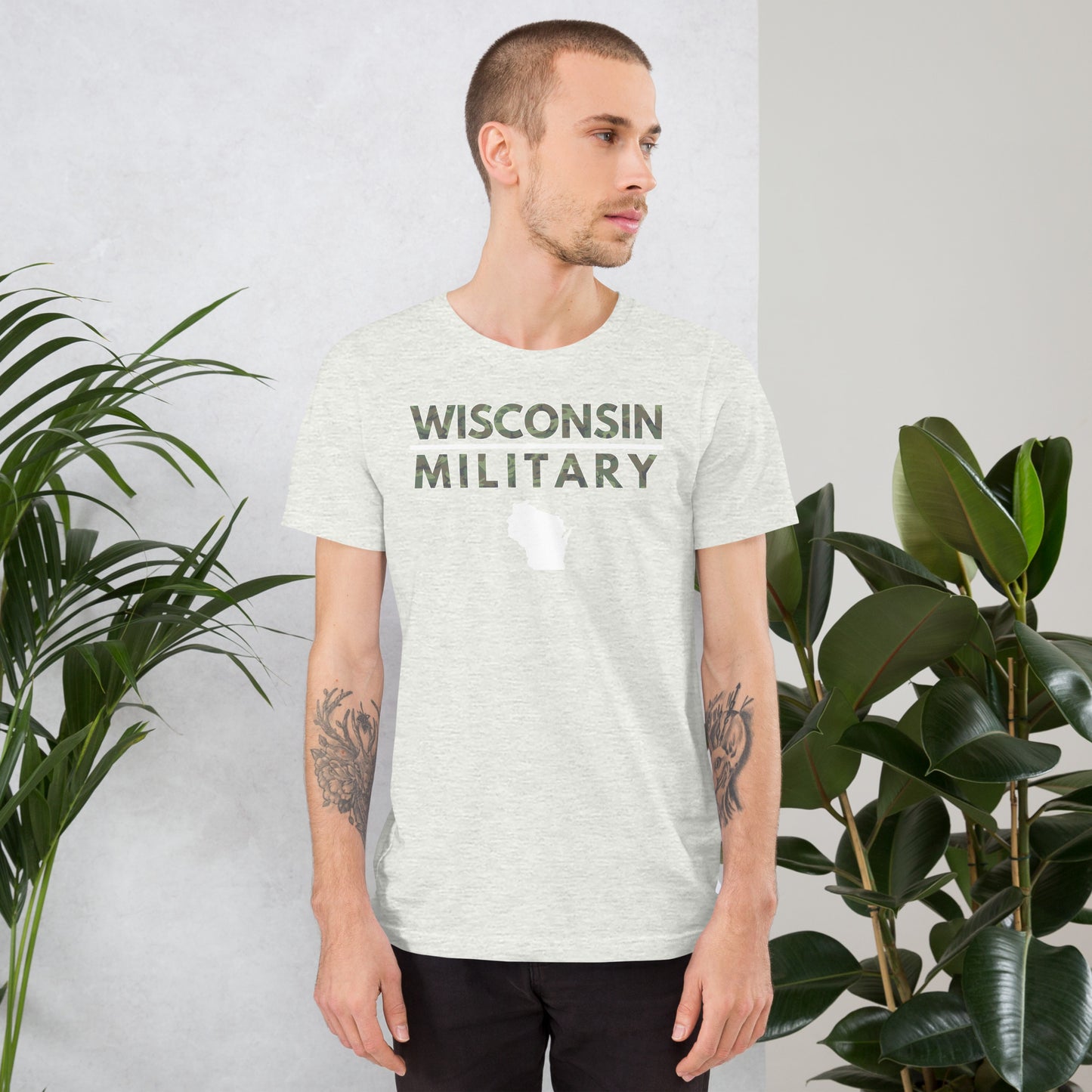 Wisconsin Military Bella + Canvas T-Shirt