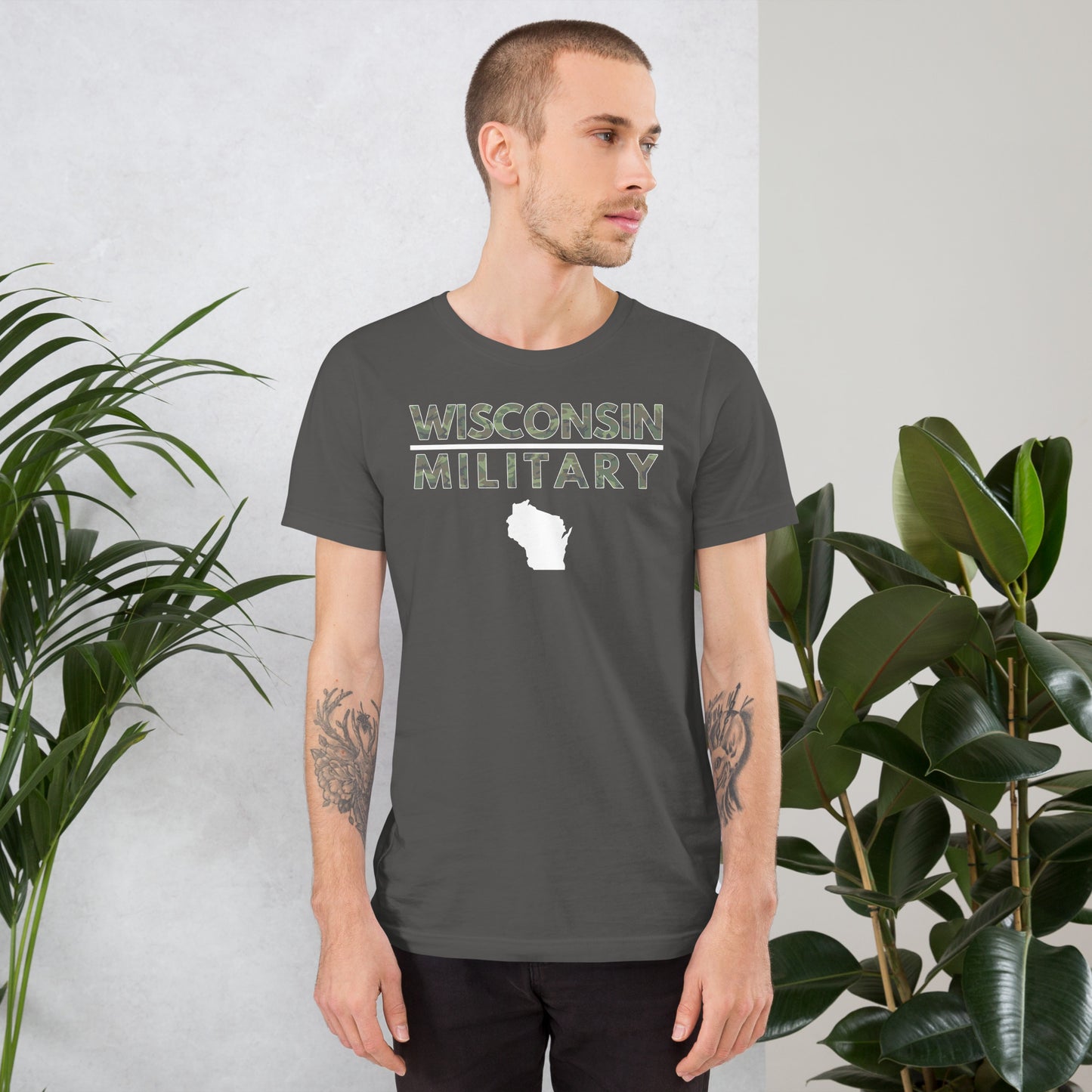 Wisconsin Military Bella + Canvas T-Shirt