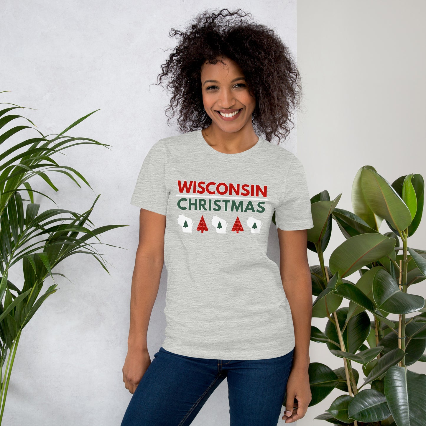 Wisconsin Christmas Tree T-Shirt