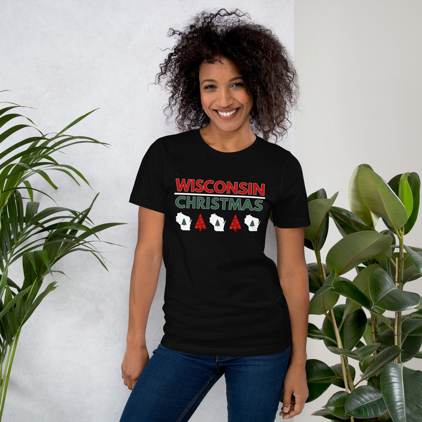 Wisconsin Christmas Tree T-Shirt