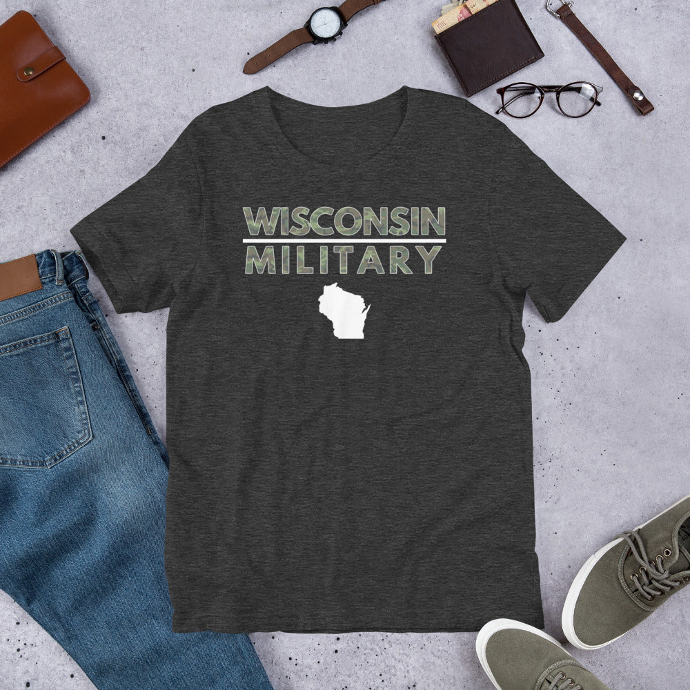 Wisconsin Military Bella + Canvas T-Shirt