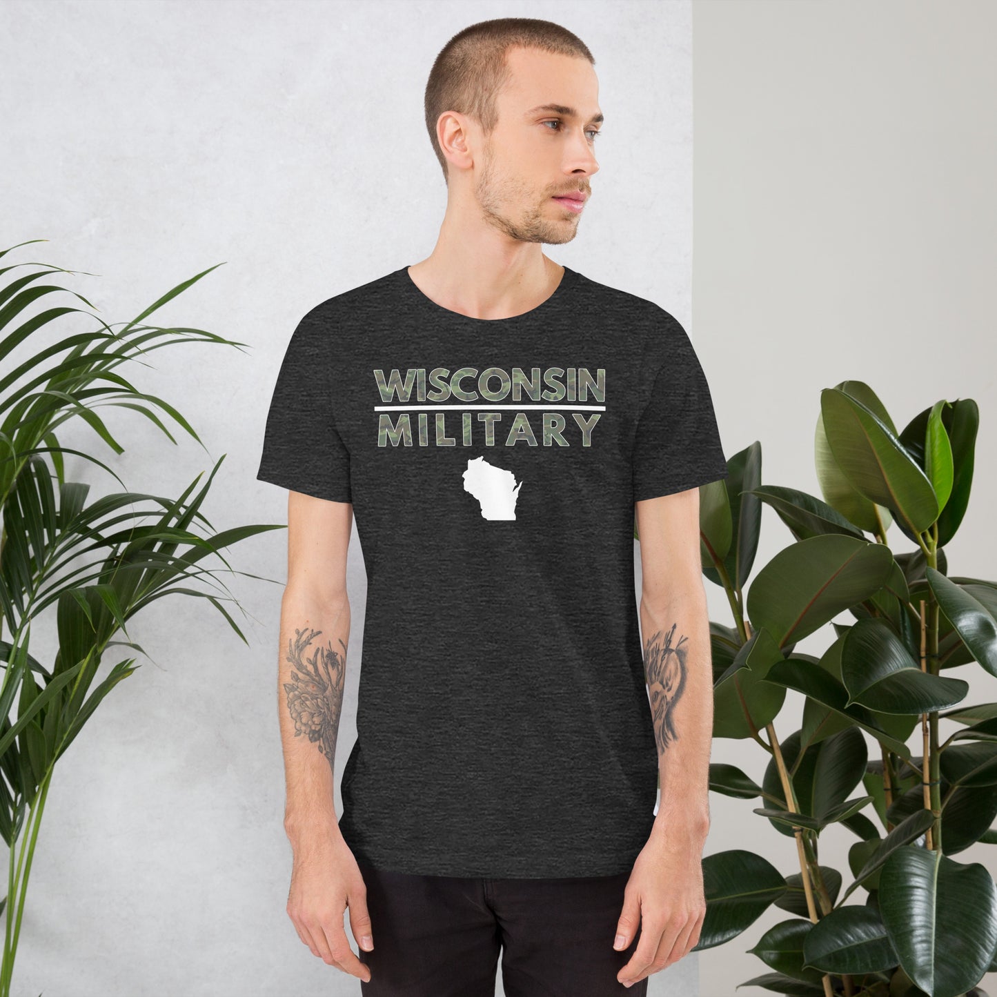 Wisconsin Military Bella + Canvas T-Shirt