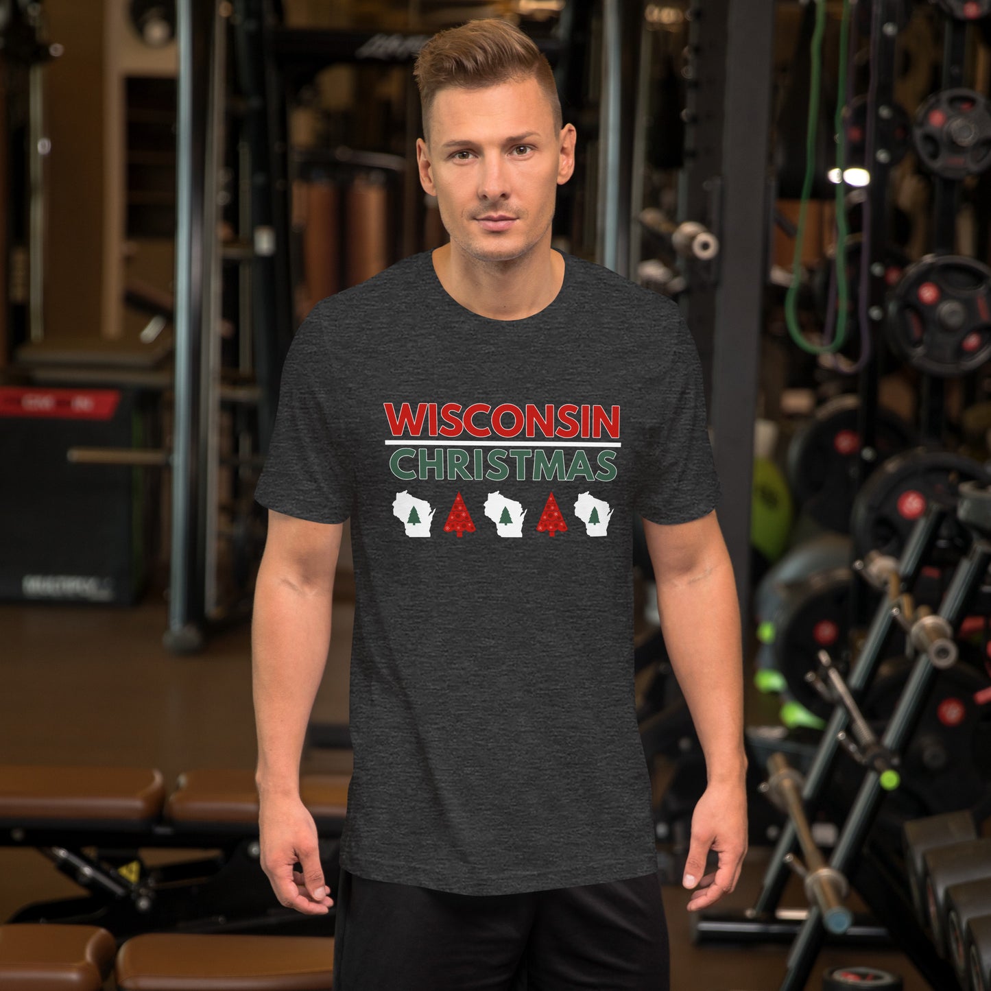 Wisconsin Christmas Tree T-Shirt