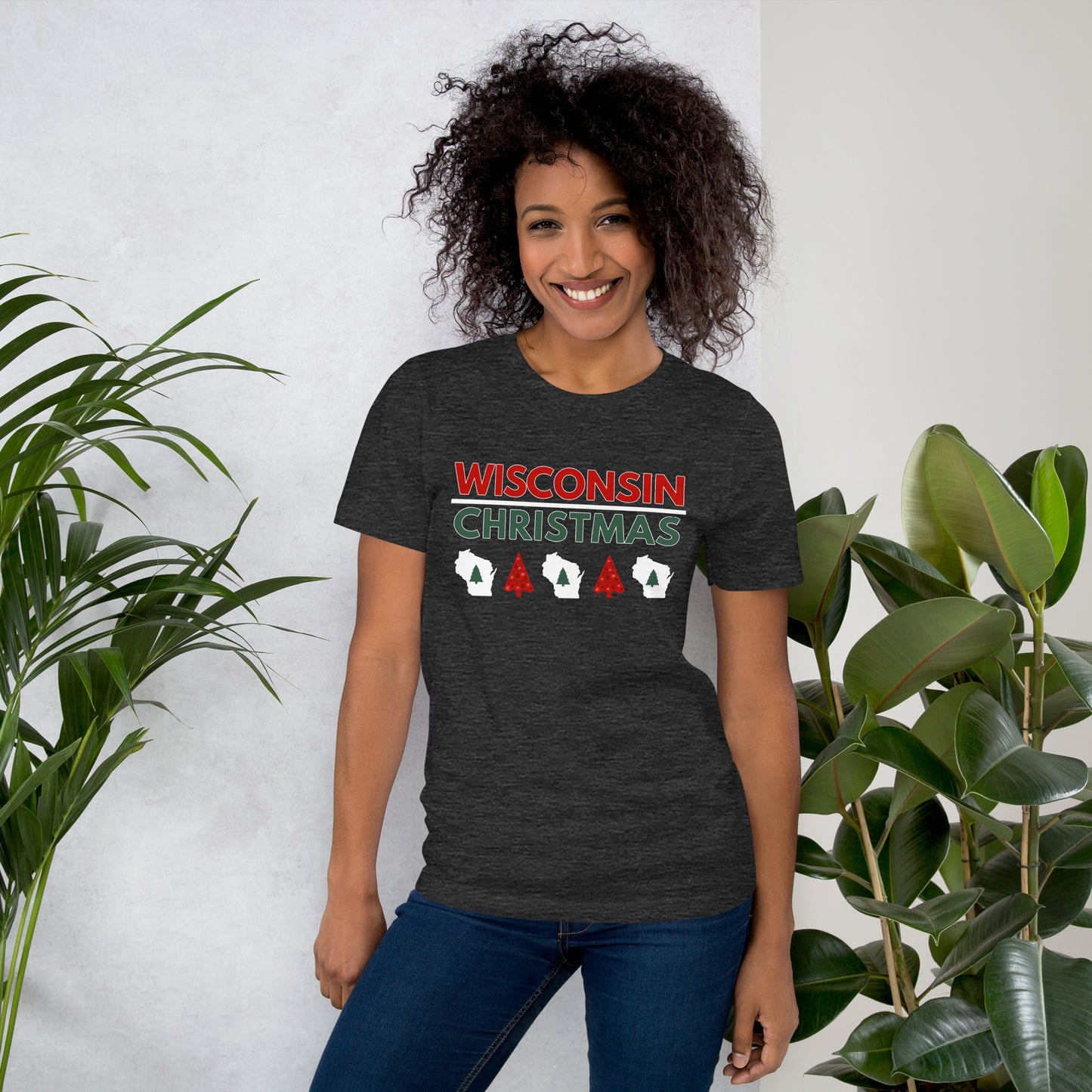 Wisconsin Christmas Tree T-Shirt