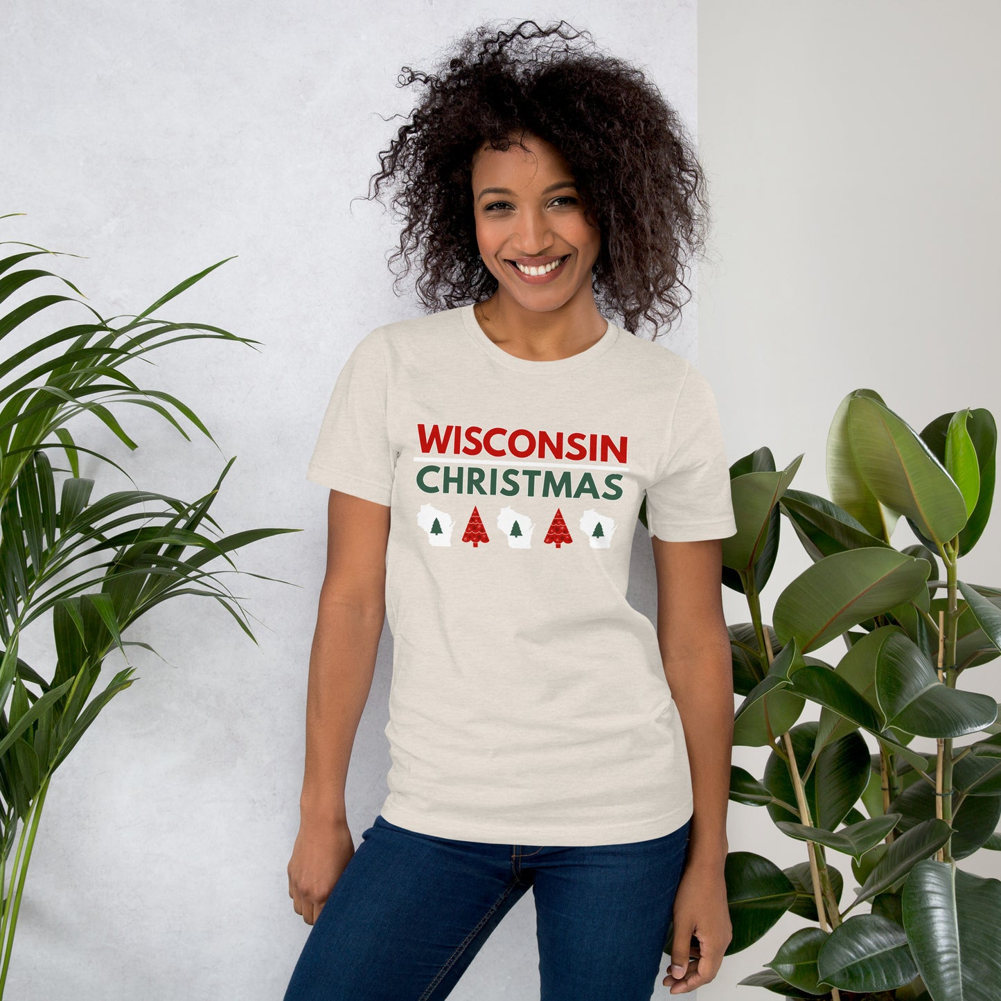 Wisconsin Christmas Tree T-Shirt