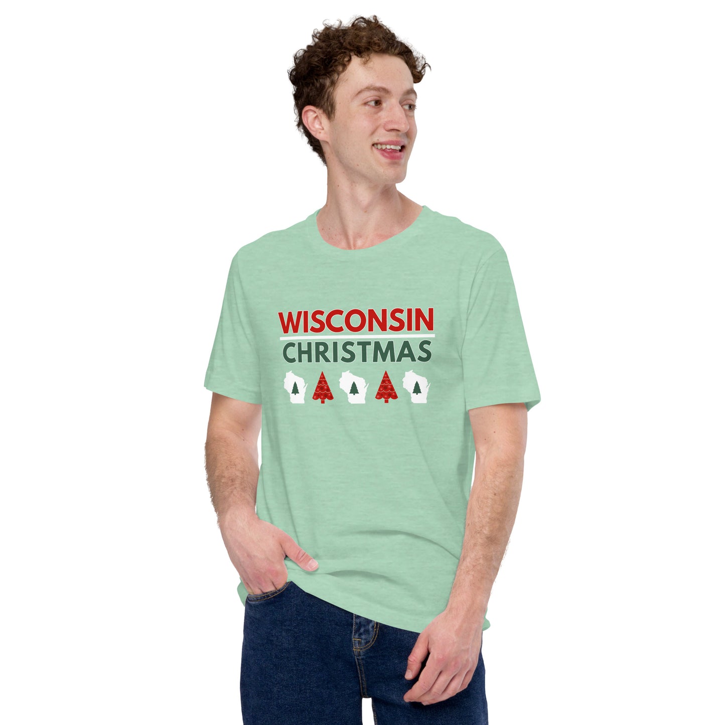 Wisconsin Christmas Tree T-Shirt