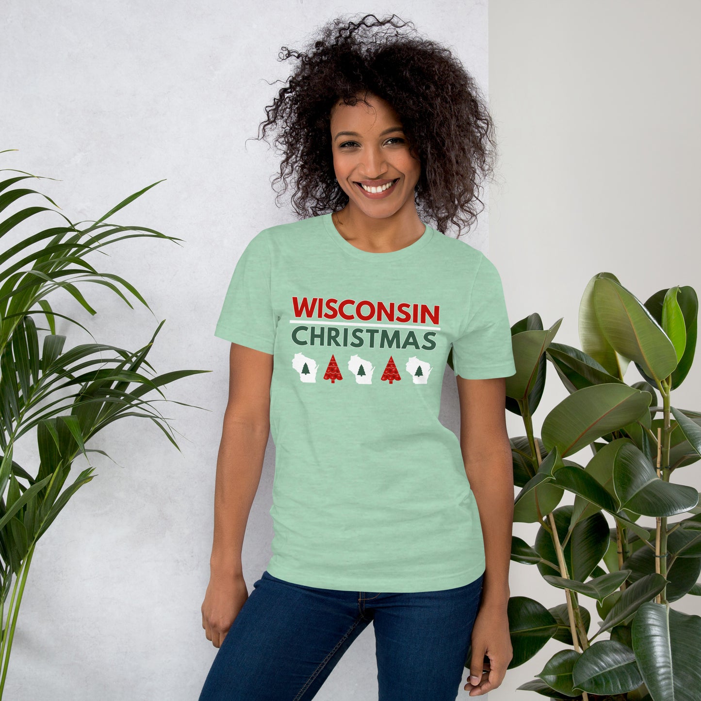 Wisconsin Christmas Tree T-Shirt