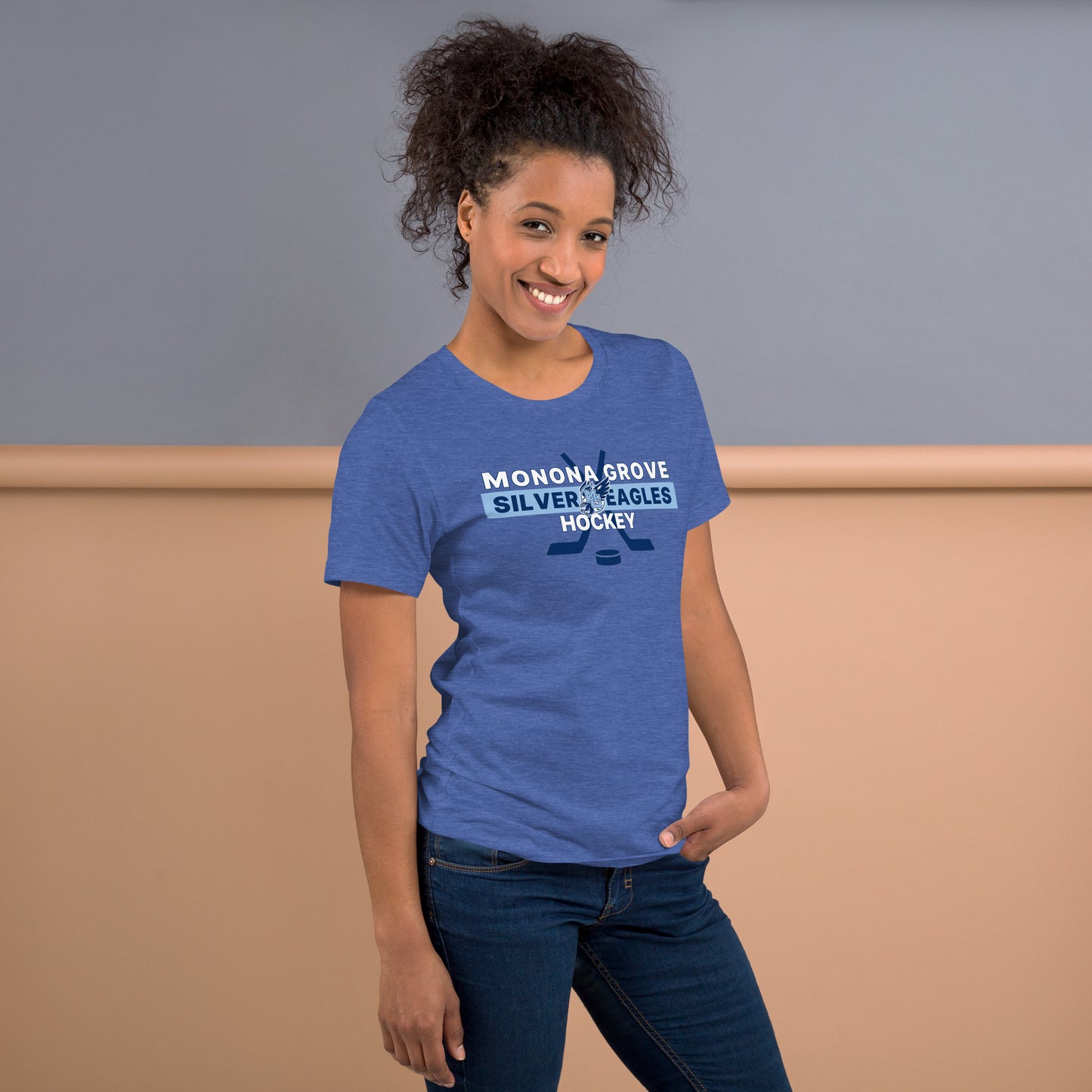 Monona Grove Hockey T-Shirt | Bella + Canvas