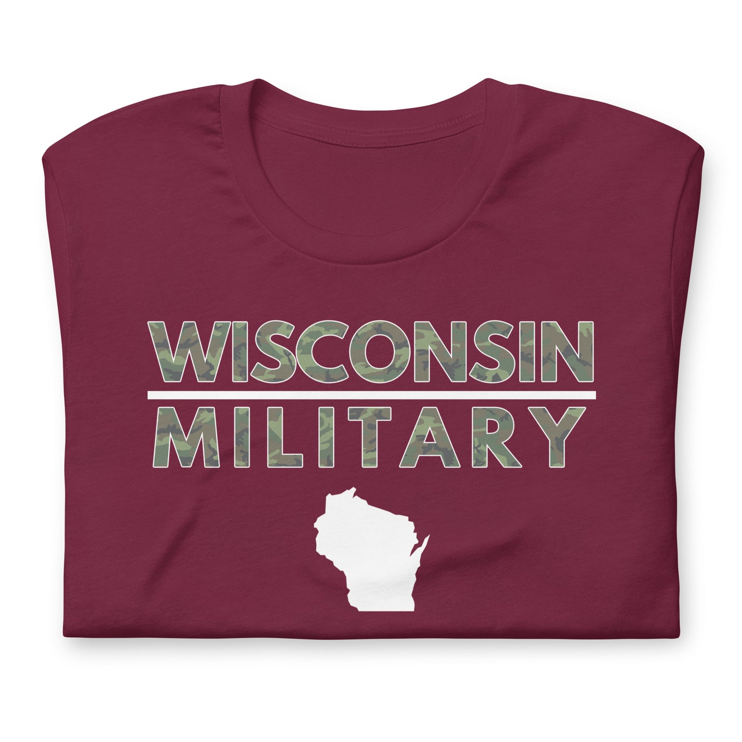 Wisconsin Military Bella + Canvas T-Shirt