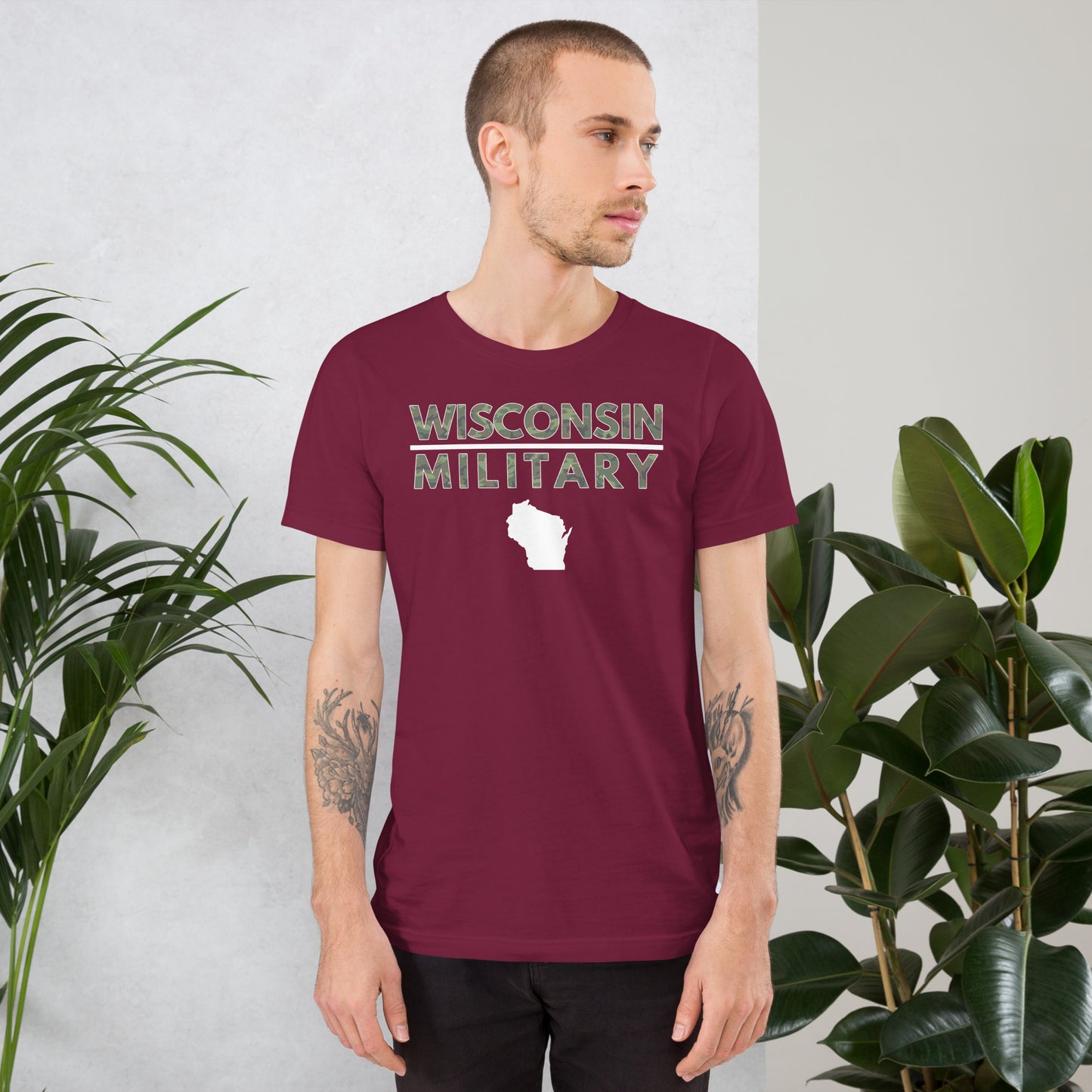 Wisconsin Military Bella + Canvas T-Shirt