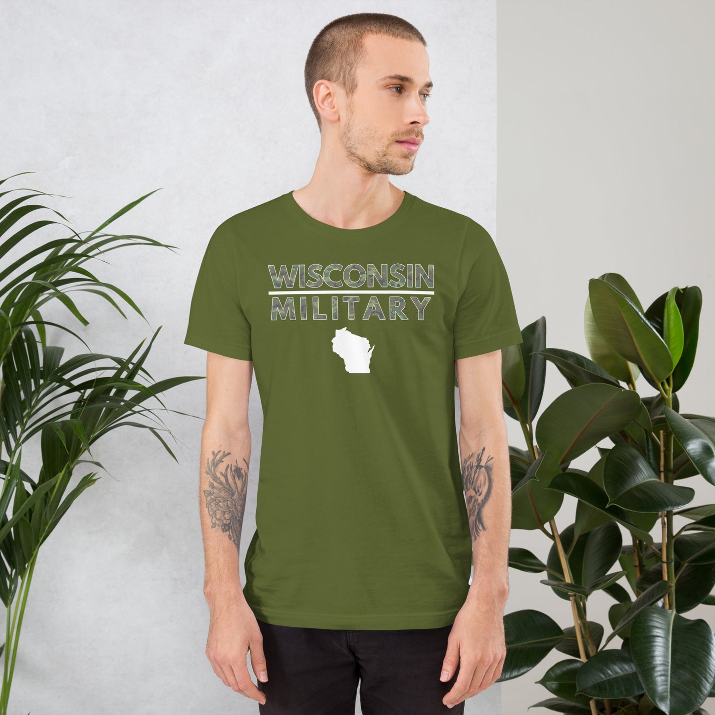 Wisconsin Military Bella + Canvas T-Shirt