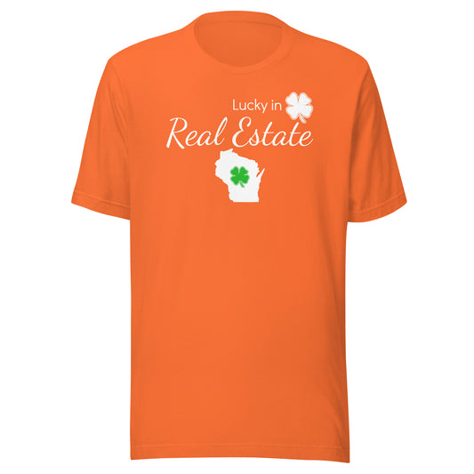 Lucky WI Real Estate Agent T-Shirt