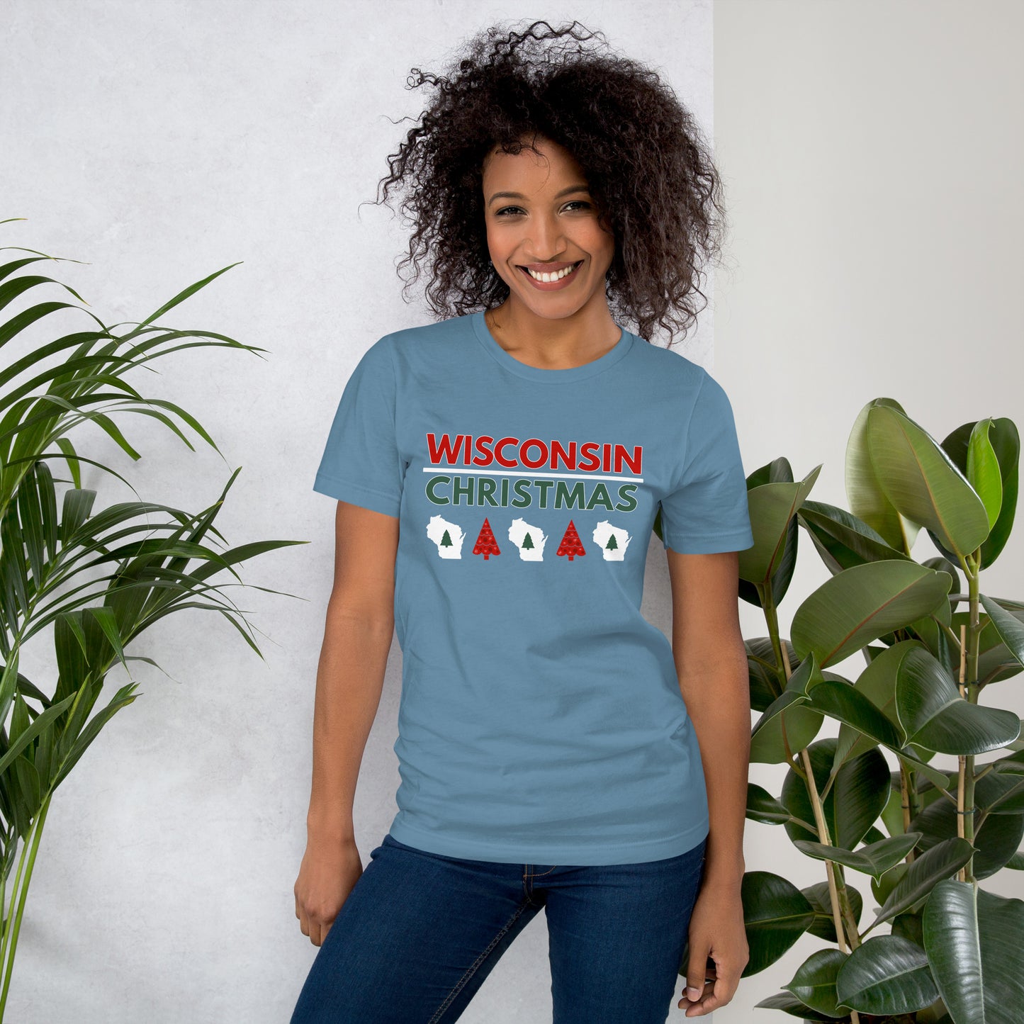 Wisconsin Christmas Tree T-Shirt