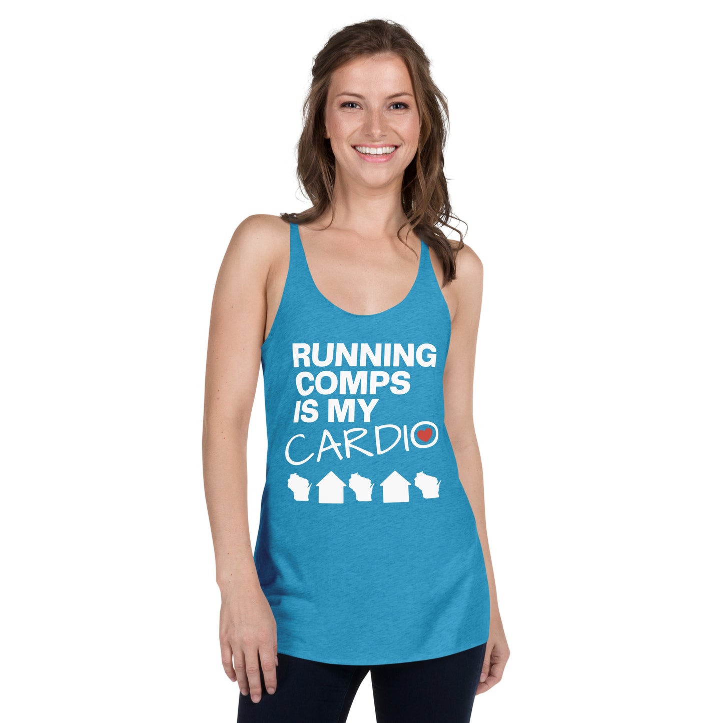 WI Realtor Cardio Racerback Tank