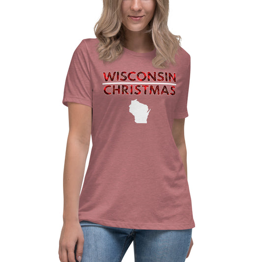 Wisconsin Christmas Relaxed T-Shirt