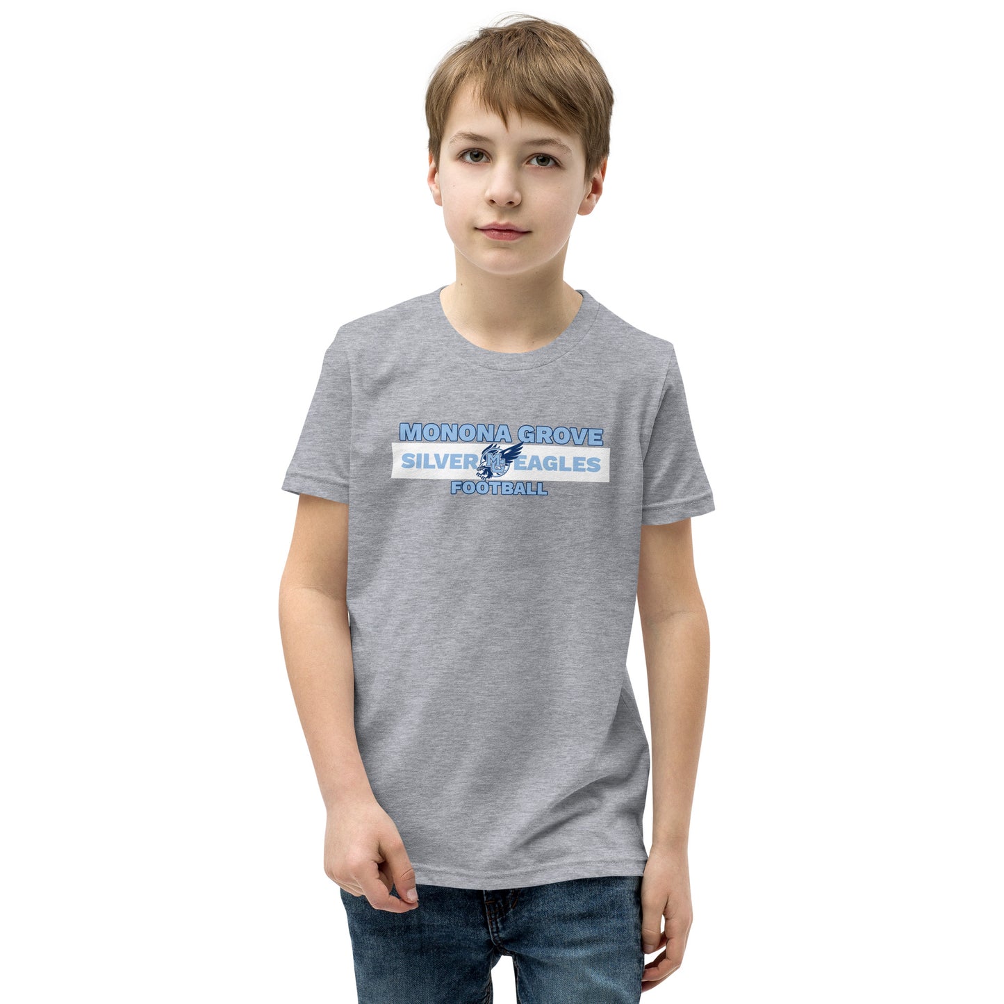 Monona Grove Football Youth Bella + Canvas T-Shirt