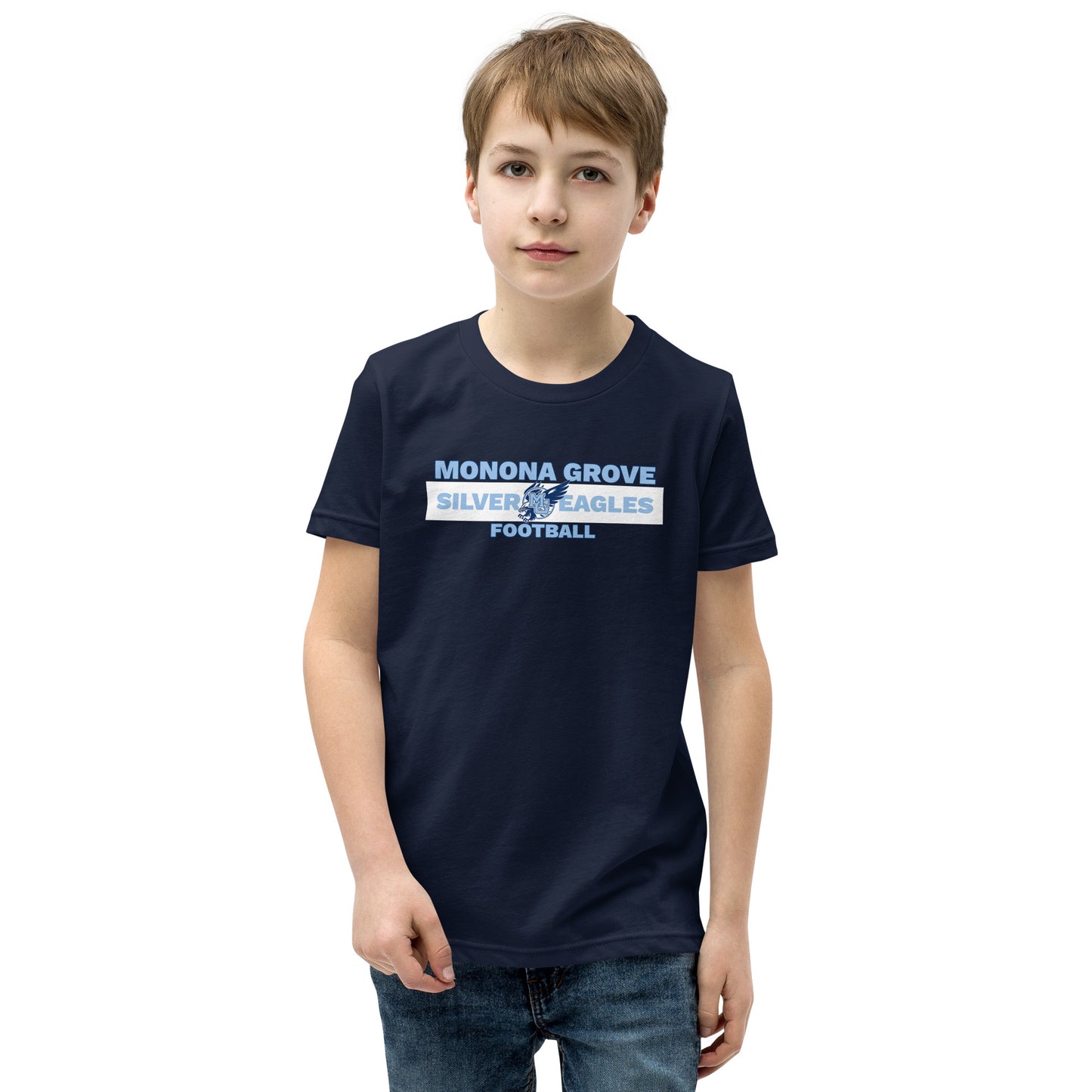 Monona Grove Football Youth Bella + Canvas T-Shirt